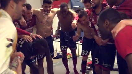 Clermont - Angers : ambiance du vestiaire