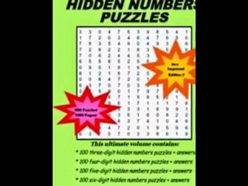 Hidden Numbers Puzzles