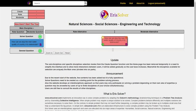 How to create a node/alternative? - Eris Solver