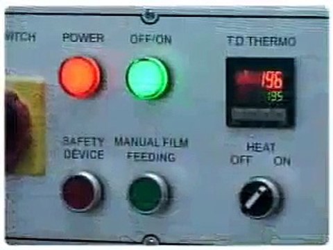 máy cắt dán màng co pof tự động/máy cắt dán màng co hộp trà, cà phê/ máy đóng màng co hộp kem, hợp bánh kẹo