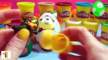 Surprise Eggs_KIDS - The Minions Toys Play Doh Surprise Eggs - Giant kinder - HD