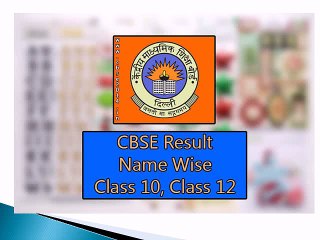 CBSE 2015 10th and 12th class Results Online