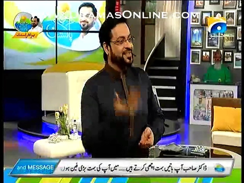Dr Aamir Liaquat Telling and showing funny clips of politicians jinki zuban phisal gayi-848x480