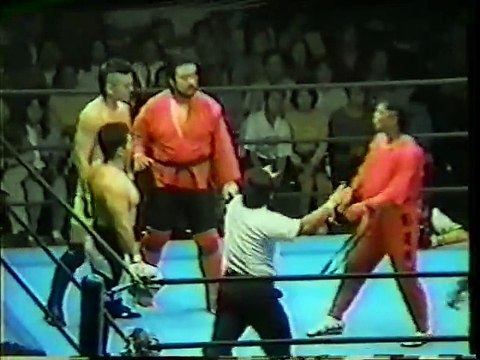 Hideo Takayama, Hiroshi Itakura & Yagushi vs. Gedo, Hiromichi Fuyuki & Jado (WAR)