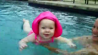 6 month old baby swimming