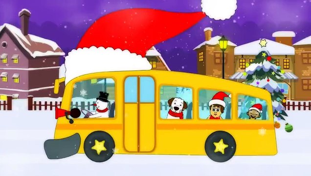 Wheels On The Bus Christmas Special Jingle Bells Nursery Rhymes For Toddlers and Babies
