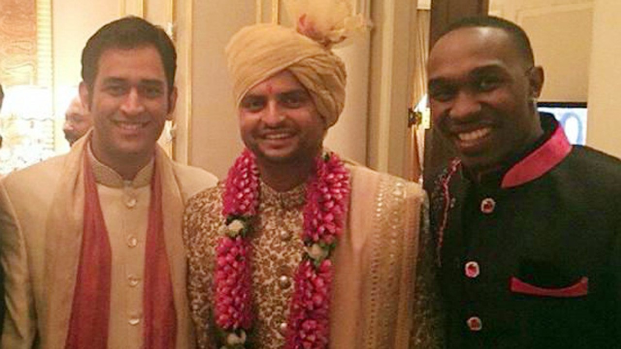 Dwayne Bravo Attend Suresh Raina’s Wedding