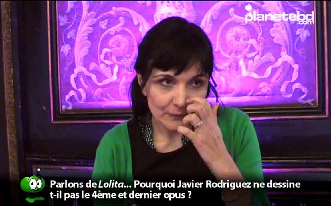 Delphine Rieu en interview pour planetebd.com
