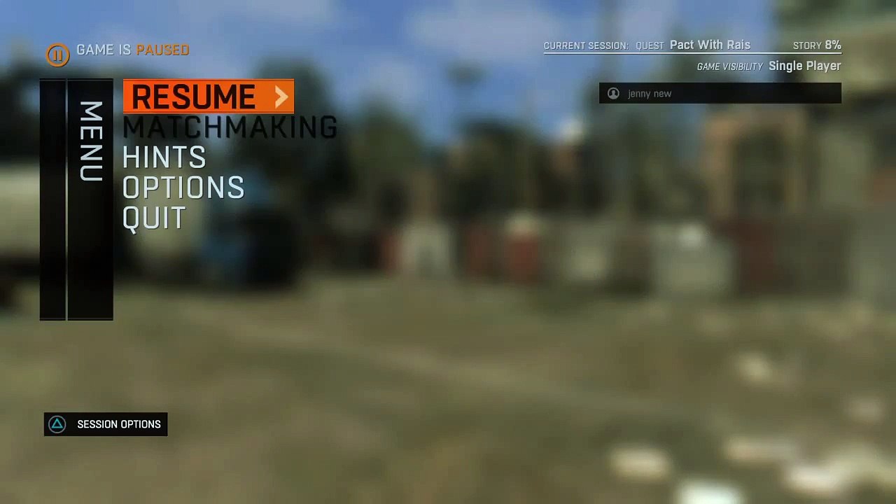 Dying Light PS4 - Bug : Stuck in Roof