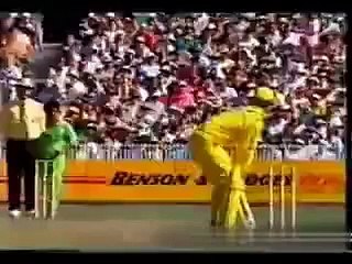 PTV CricketWaqar Younas breaks the wicket -