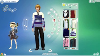 Sims 4 - Create A Sim - Oliver Vocaloid