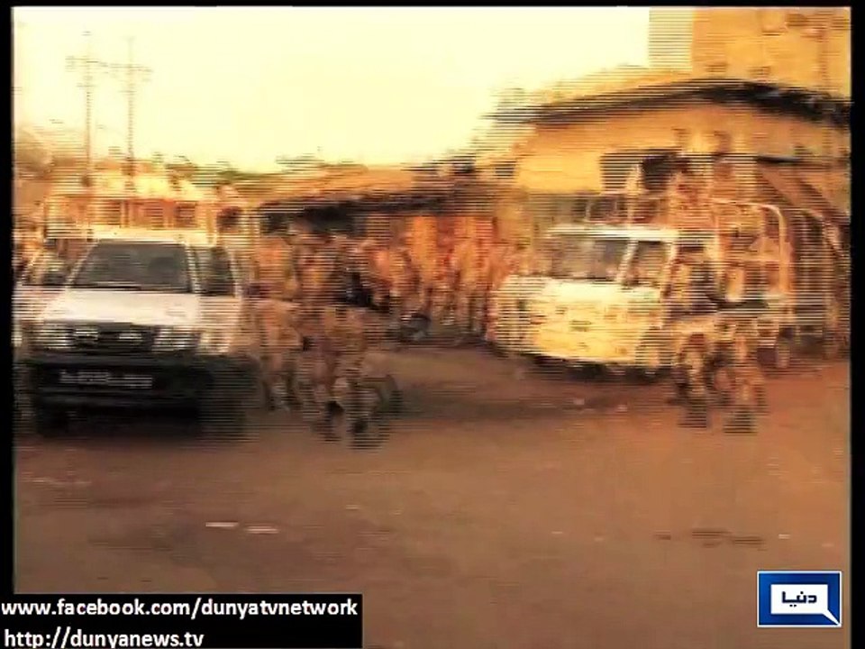 Dunya News-Image for the news result Rangers conduct 'siege and search' operation in Karachi