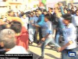 Dunya News-NA-246: PTI election camp in Karimabad removed