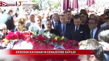 Erdoğan Kayahan'ın cenazesine katıldı