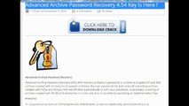 Advanced Archive Password Recovery 4.54 Key Is Here !
