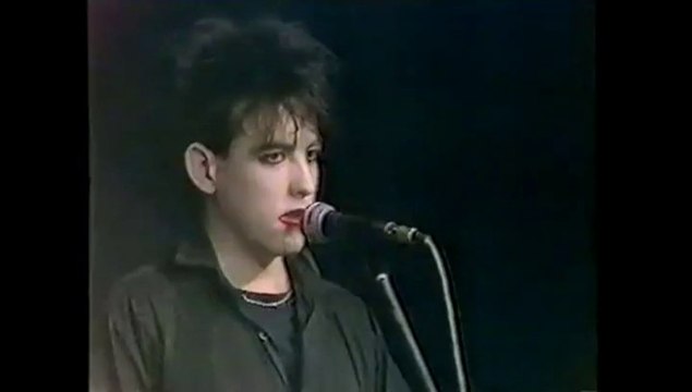 THE CURE with STEVEN SEVERIN – SIAMESE TWINS rare ('Riverside' music show, BBC2, 07 February 1983)
