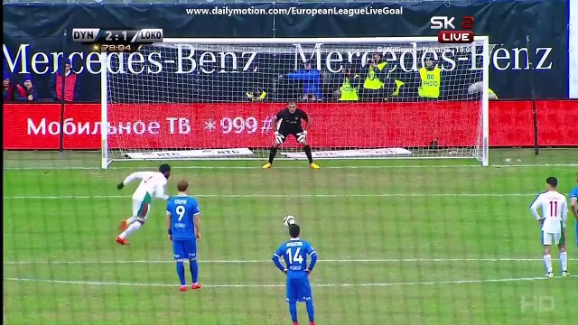 Manuel Fernandes 2_2 Penalty Kick _ Dinamo Moscow - Lokomotiv Moscow 04.04.2015 HD