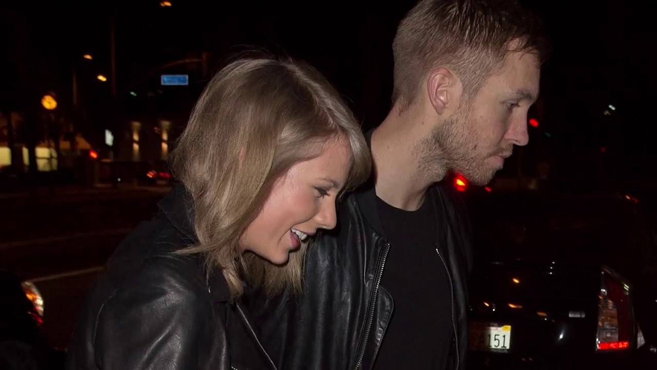Taylor Swift Kisses Calvin Harris Haim Concert Date 2015