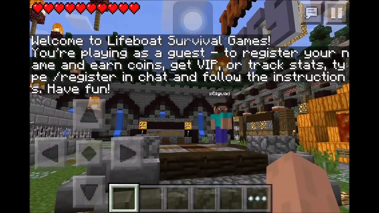 Minecraft PE[10.5] - Lifeboat server - video Dailymotion