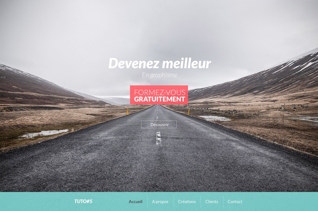 Tuto Web Design - Créer une maquette Web avec Photoshop Partie#01 - Tutoriel Photoshop en Français