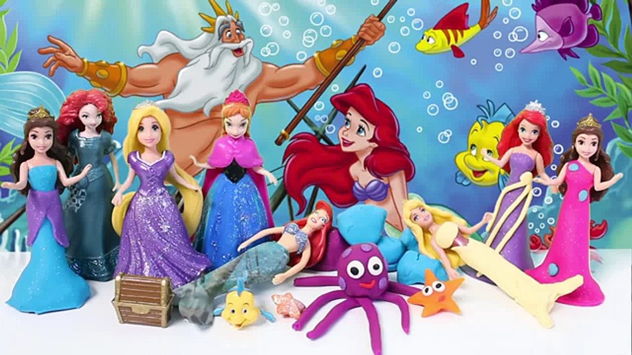 Princess Ariel The Little Mermaid Princess Fashion Set La Petite Sirène Coffret Princesse Play Set