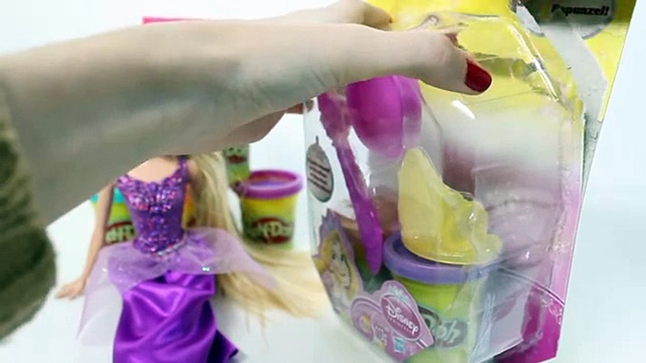 Disney Princess Play Doh Rapunzel Play Set Princess Rapunzel from Tangled Disney Movie Toy Videos