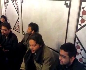SYRIA 2010 wajih ul hasan Reciting Noha at Darbaar e yazeed ‏   YouTube
