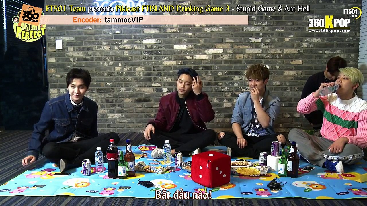 [Vietsub] Pikicast FTISLAND Drinking Game 3 - Stupid Game & Ant Hell {FT501 Team} [360kpop]