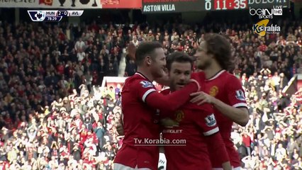 مانشستر يونايتد يهزم  أستون فيلا 3/1