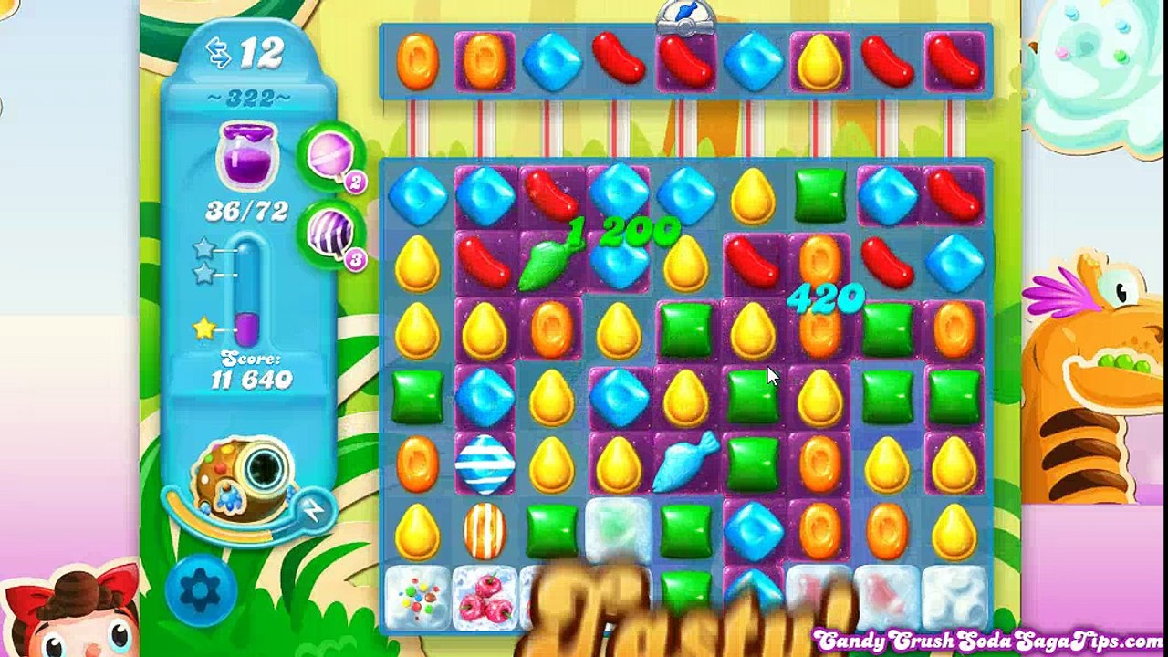 Candy Crush Soda Saga Level 322 No Boosters