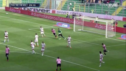ملخص : باليرمو 1-2 ميلان