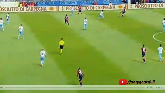 Marco Sau Goal - Cagliari vs Lazio 1-1 (Serie A 2015)