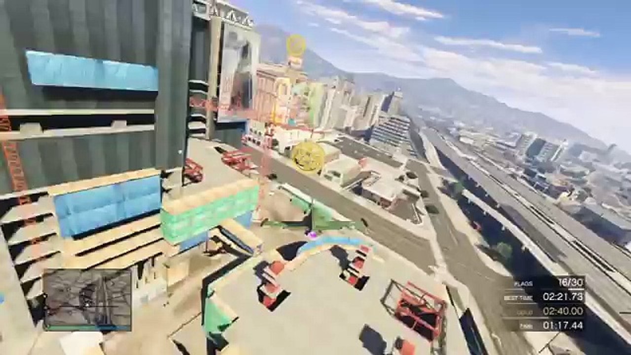 Collect Flags Gold Guide & Tips (GTA Online Flight School Up