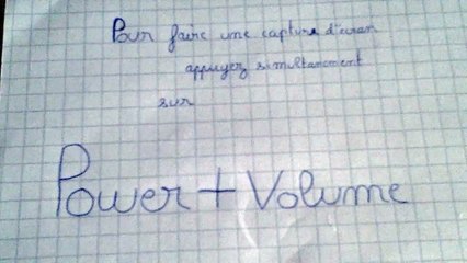 Comment faire une capture d'ecran