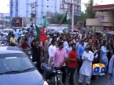 Faisal Wada response mqm attack on PTI camp -Geo Reports-04 Apr 2015