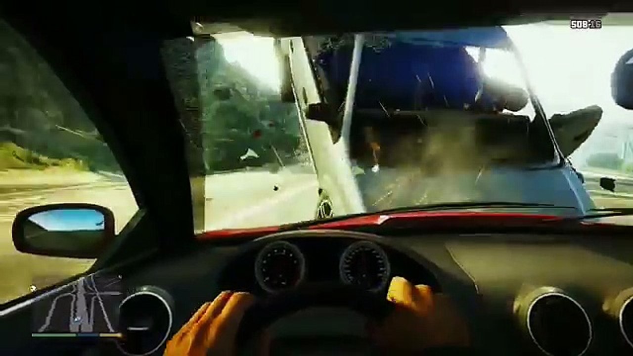 Best Car Crash Compilation #1 in Grand Theft Auto 5 (GTA V)