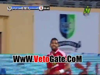 "مؤمن زكريا" يتقدم بالهدف الاول للاهلى فى الجيش الرواندى