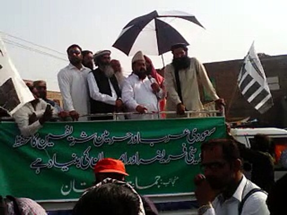 حرمین  شرفین  کے حق میں احتجاج 11