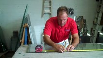 How to cut laminated glass
