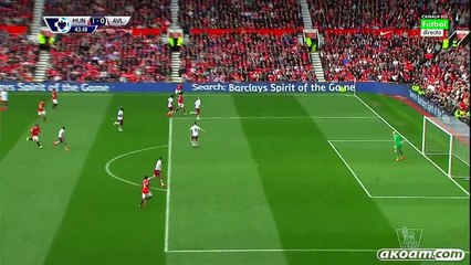 اهداف مباراة مانشستر يونايتد و أستون فيلا