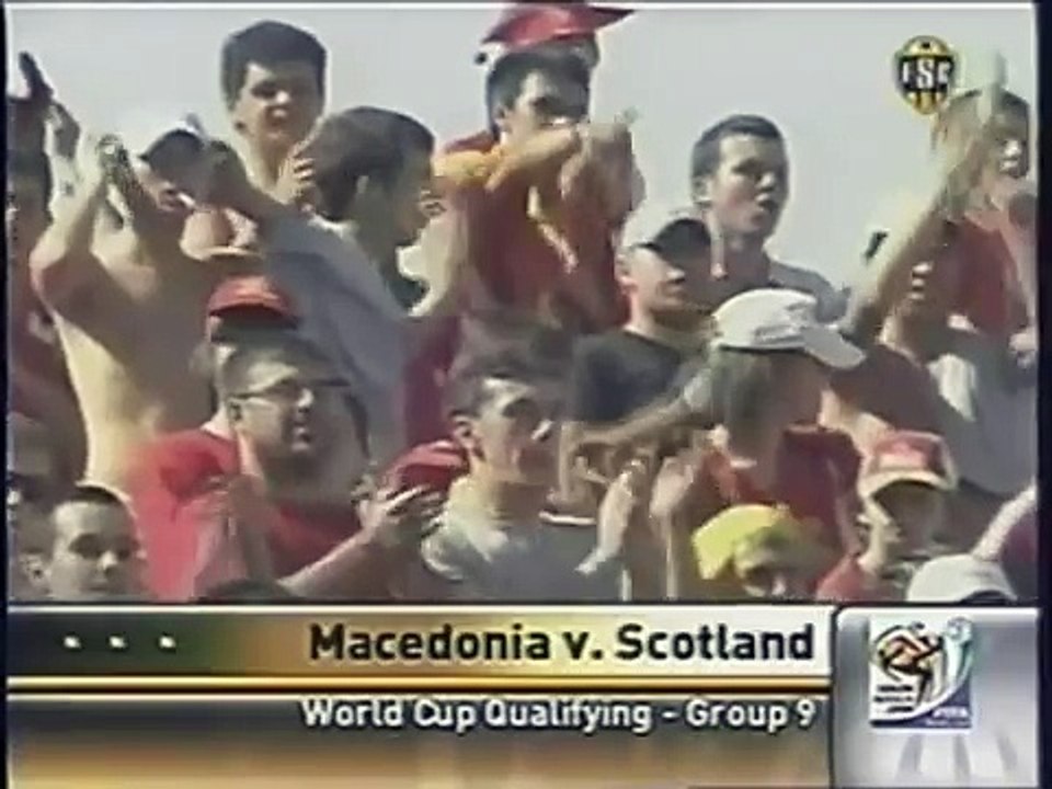 FYR Macedonia 1-0 Scotland | 2008 | 2010 FIFA WC Quailfiers