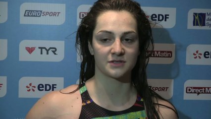 Natation - ChF (F) - 100m NL : Gastaldello «Ça fait plaisir»