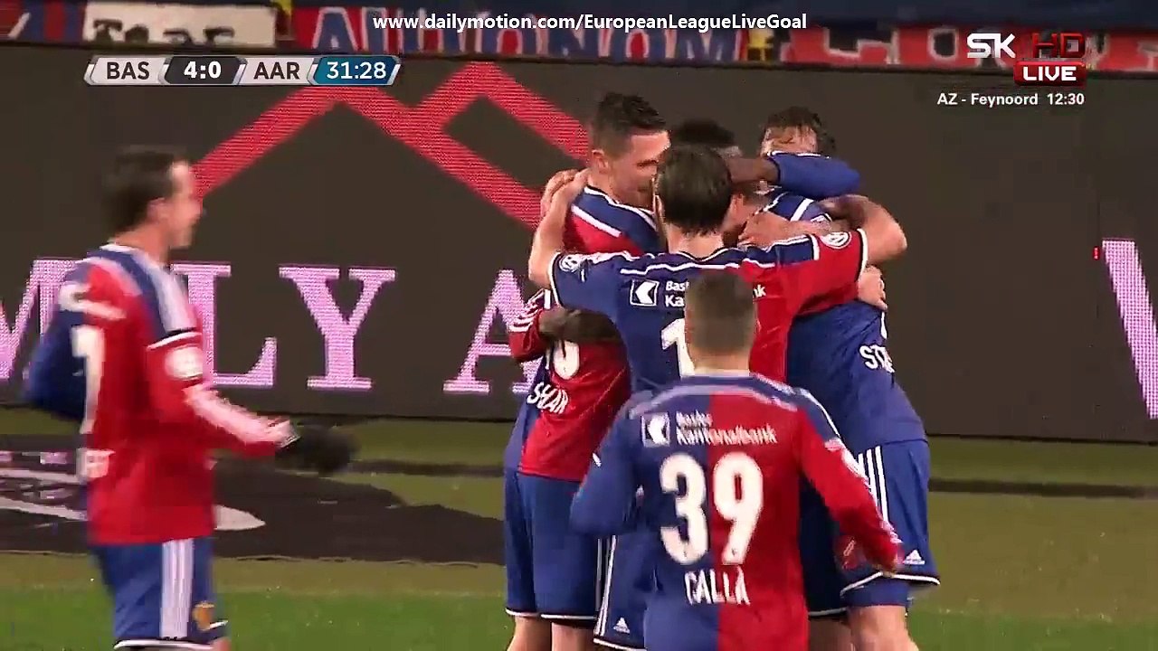 All Goals - Highlights | Basel 6-0 Aarau 04.04.2015 HD