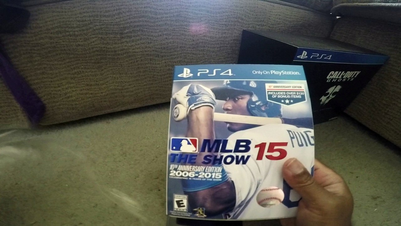 MLB THE SHOW 15 10TH ANNIVERSARY EDITION UNBOXING PLAYSTATION 4 PS4 1080p 30FPS HD 3/31/2015