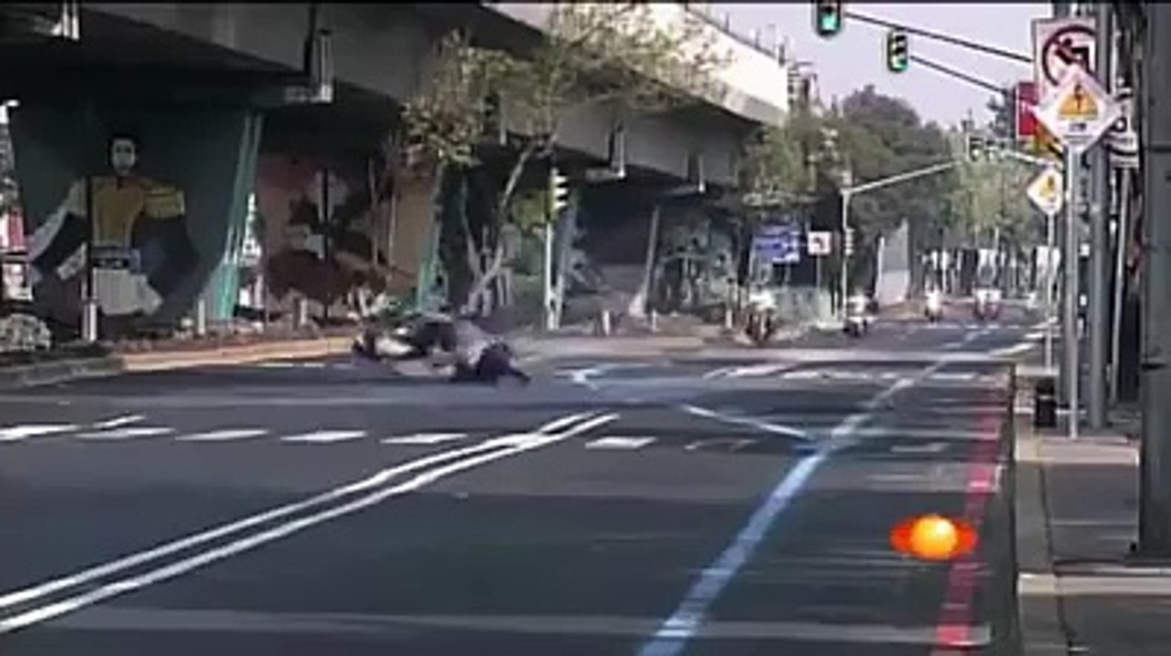 policeman met an accident