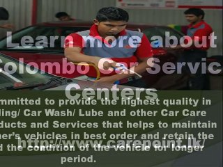 Colombo Car Service Centers
