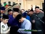 Chechnya Leader honouring the blessed Bowl of Prophet Muhammad Peace Be Upon Him