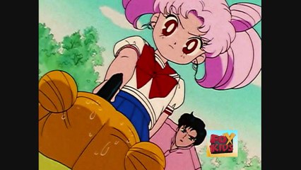 Chibiusa Shoots Usagi with a Toy Gun (Viz Media Dub)