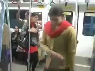 Ha Ha Ha ! Boys are not allowed !!!! Delhi Metro Rail