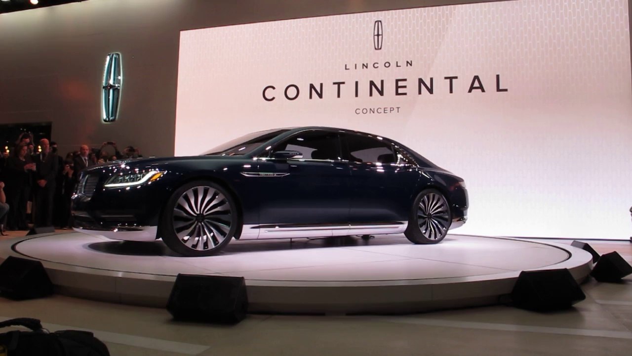 Lincoln Continental Concept Revealed at NYC 2015 Auto Show